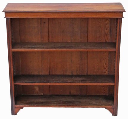 Antique Victorian Adjustable Walnut Bookcase 1900s For Sale At Pamono