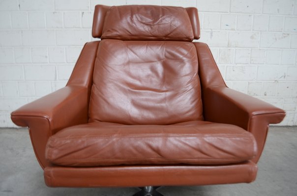 Set of Model 802 Lounge Chair and Ottoman by Werner Langenfeld for