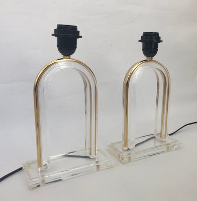 lucite table lamps