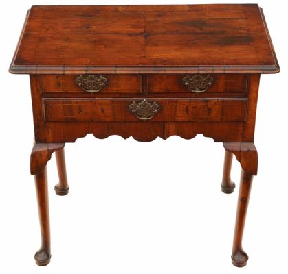 Antique Georgian Walnut Side Table For, How To Identify Antique Table