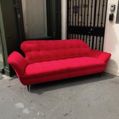 Italian Hollywood Regency Style Sofa 1950s Italian Hollywood Regency Style Sofa 1950s
