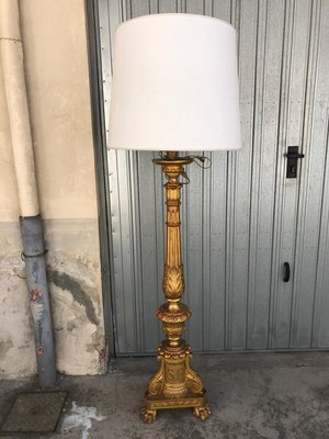 antique gold lamp