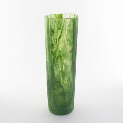 Tronchi Green Murano Glass Vase By Toni Zuccheri For Venini 1960s
