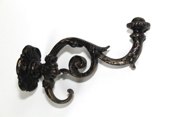 vintage iron coat hooks