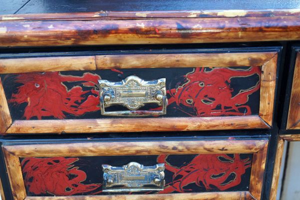 Antique Bamboo Dressing Table For Sale At Pamono