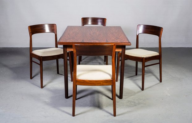 Extendable Rosewood Table From Hs Mobler 1960s For Sale At Pamono