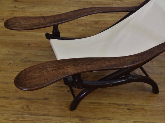 19th Century Colonial Teak Plantation Chair For Sale At Pamono