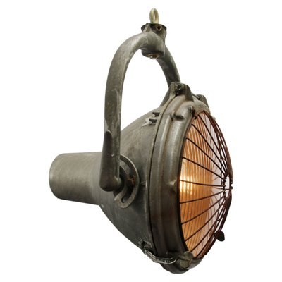 Vintage American Cast Aluminum Hanging Spot Light From Crouse Hinds Vintage American Cast Aluminum Hanging Spot Light From Crouse Hinds