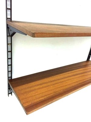 Modular Wall Mounted Bookshelf 1960s