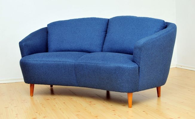 Mid-Century 2-Seater Banana Sofa, 1950s for sale at Pamono