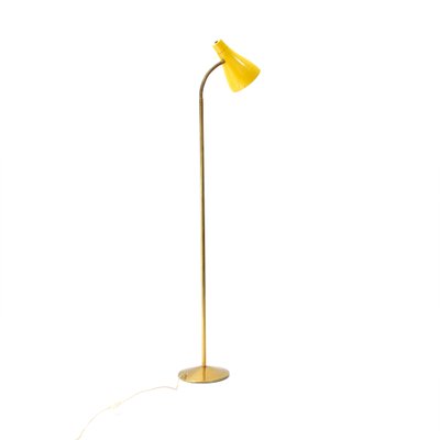 Br And Yellow Floor Lamp 1950s For At Pamono Br And Yellow Floor Lamp 1950s For