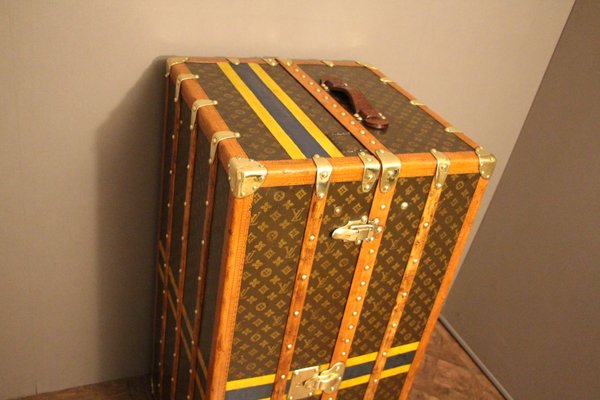 Wardrobe Trunk With Monogram Double Hanging Section By Louis