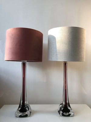 Burdy Table Lamps By Paul Kedelv For, Chocolate Brown Table Lamps
