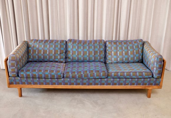 Walnut Sofa by Folke Ohlsson for DUX 1960s