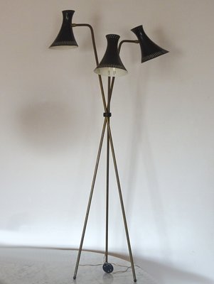 three floor lamp