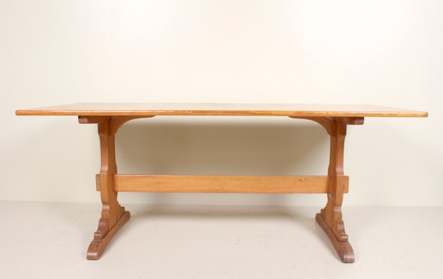 Vintage Pine Dining Table Set From Ercol For Sale At Pamono