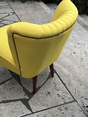Yellow cocktail chair sale