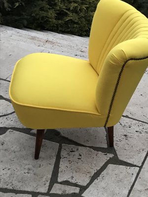 Yellow Cocktail Chair 1960s for sale at Pamono