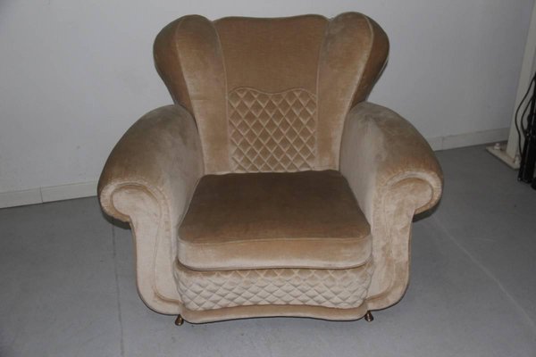 Mid Century Lounge Chair with Duck Beak Feet for sale at Pamono