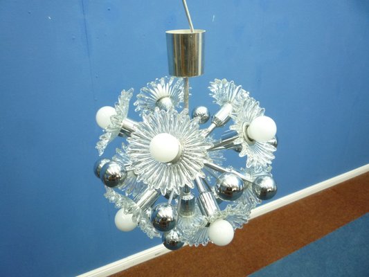 Verchromte Mid Century Sputnik Lampe Von Cosack 1960er Bei Pamono Kaufen