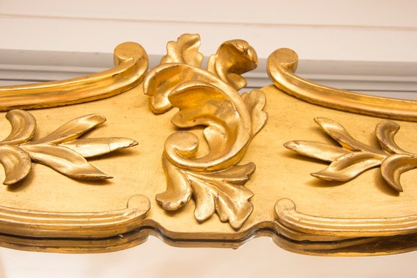 Antique Irish Gilded Overmantle Mirror