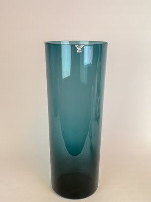 Large Glass Vase By Kjell Blomberg For Gullaskruf 1950s For Sale