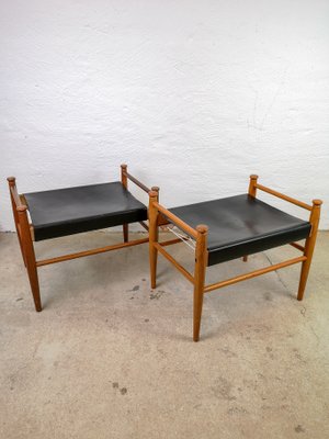 Sgabelli Sudan Vintage Di Lundgren Gillis Per Ikea Anni 50 Set