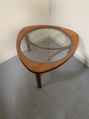 Teak Coffee Table From Nathan 1970s, Nathan Teak And Glass Coffee Table