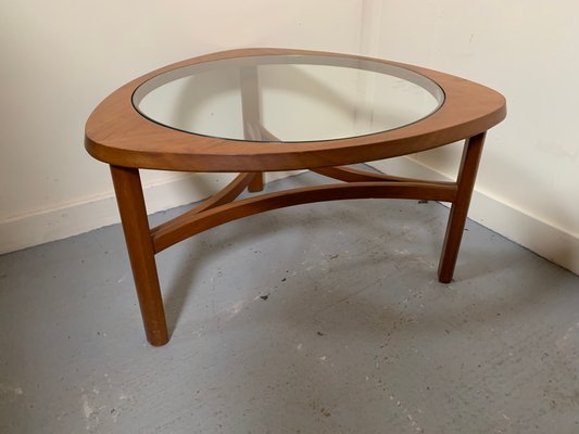 Teak Coffee Table From Nathan 1970s, Nathan Teak And Glass Coffee Table