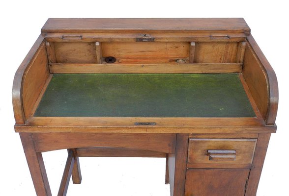 Scrivania da bambino Art Deco con sedia girevole, anni '30 Scrivania da bambino Art Deco con sedia girevole, anni '30
