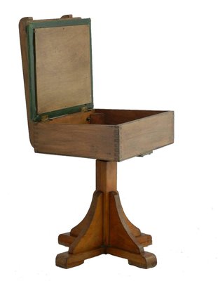 Scrivania da bambino Art Deco con sedia girevole, anni '30 Scrivania da bambino Art Deco con sedia girevole, anni '30