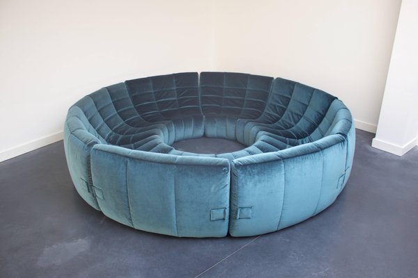 Modular Gilda Circle Sofa By Michel Ducaroy For Ligne Roset 1972