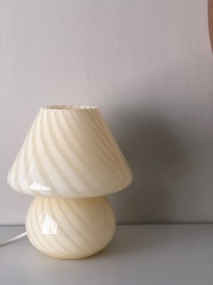 yellow glass table lamp