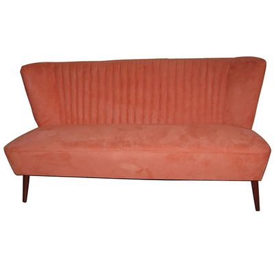 Mid Century Orange Sofa For Sale At Pamono