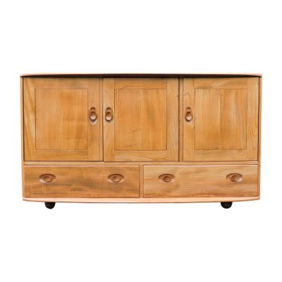 Blonde Windsor Model 468 Sideboard With Drawers From Ercol 1960s