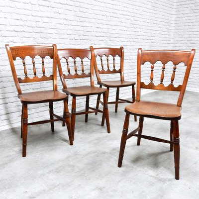 Antique Windsor Kitchen Chairs Set Of 4 For Sale At Pamono