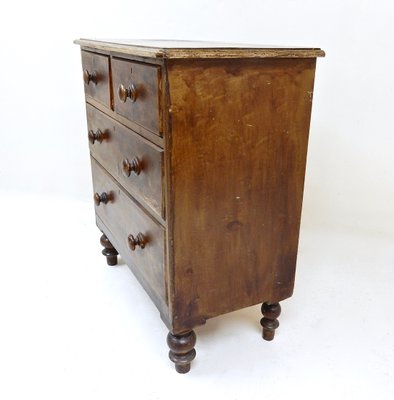 Small Antique Pine Chest Of Drawers For Sale At Pamono