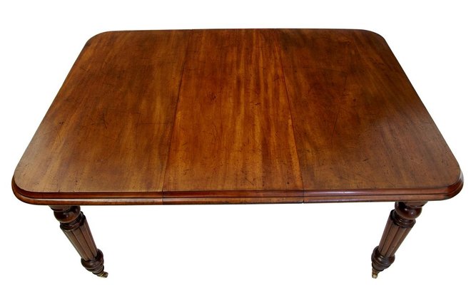 Antique Victorian Mahogany Extending Dining Table For Sale At Pamono