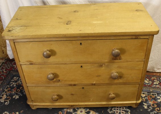Small Pine Chest Of Three Drawers 1910s For Sale At Pamono