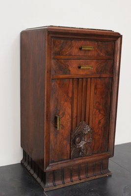 Art Deco Dresser With Mirror Bedside Tables Set For Sale At Pamono