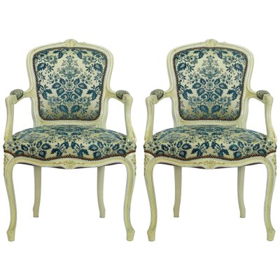 Vintage Louis Xv Style Armchairs Set Of 2 For At Pamono Vintage Louis Xv Style Armchairs Set Of 2 1