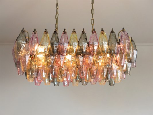 Multicolored Murano Gl Chandelier From Mazzega 1978 For Multicolored Murano Gl Chandelier