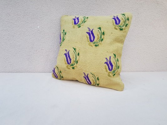 Téléchargement gratuit Images Housse De Coussin Tapisserie Kilim A Motif Floral De Vintage le plus cool par