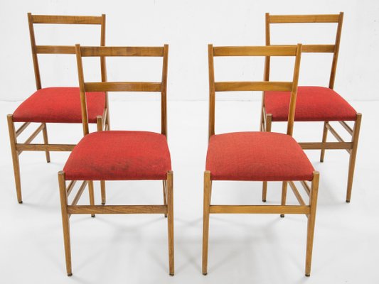 Superleggera Chairs By Gio Ponti For Cassina 1950s Set Of 4 For Sale At Pamono