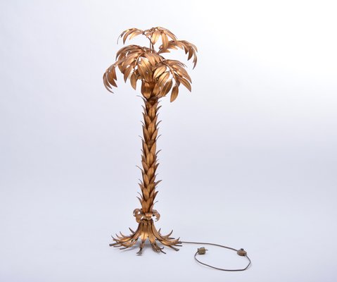 golden palm lamp