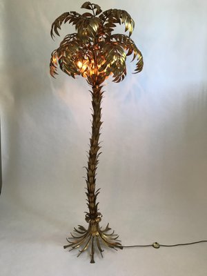 golden palm tree lamp