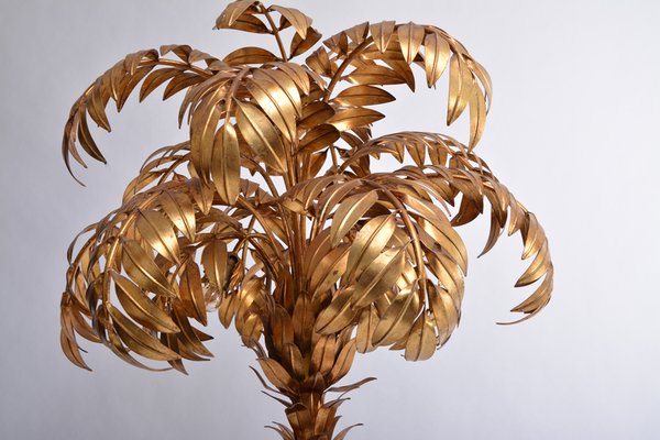 golden palm tree lamp