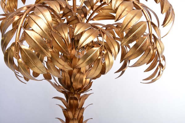 golden palm lamp