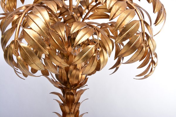 golden palm tree lamp