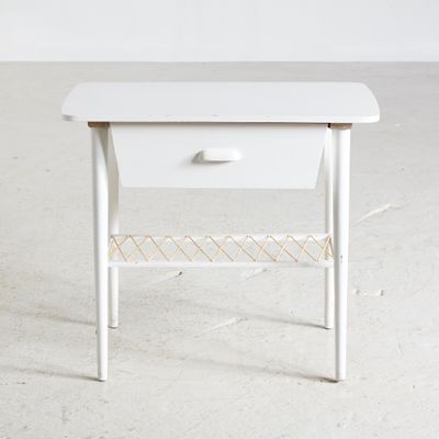 Vintage Pamono Table Vente Sur Chevet BlancheDanemark1960s En De xdBohCtsQr